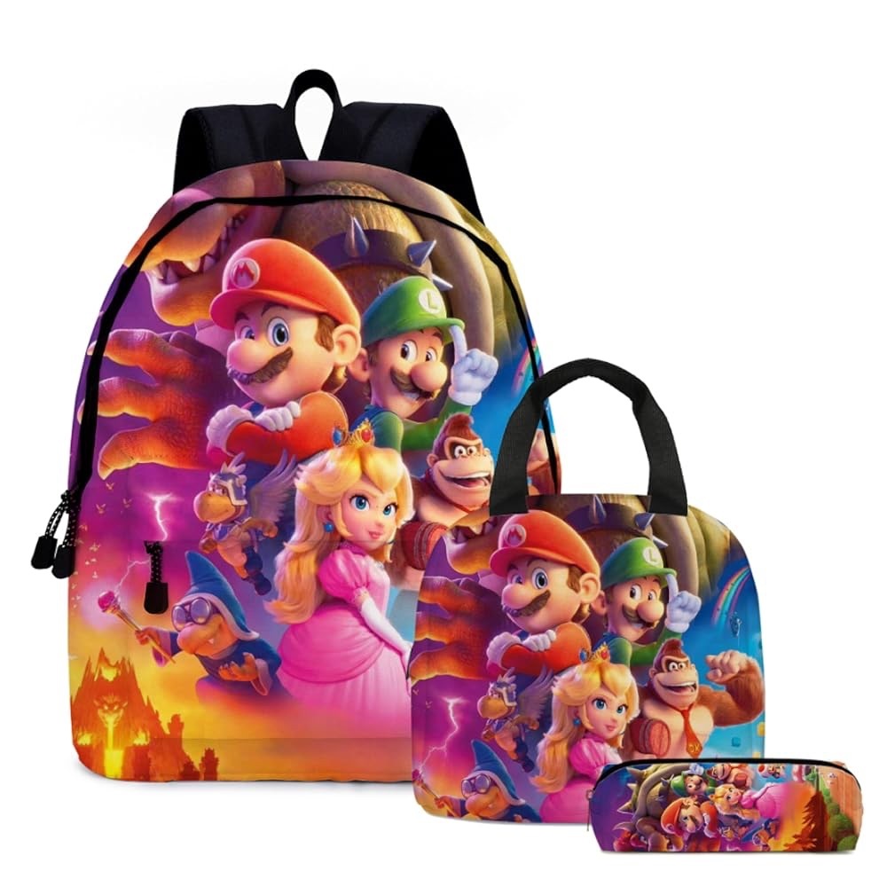 Super Mario brothers backpack set